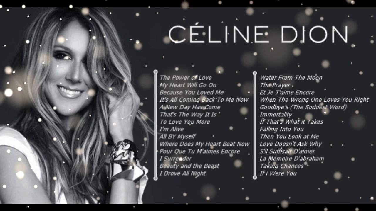 youtube celine dion songs
